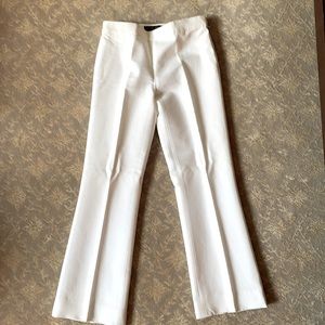 Ralph Lauren Black Label Off-White Flare Pants
